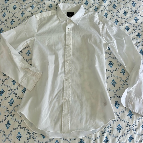 Boys Crewcuts Ludlow 100% Italian Wool blue suit set with tuxedo shirt sz 12 - Picture 2 of 10